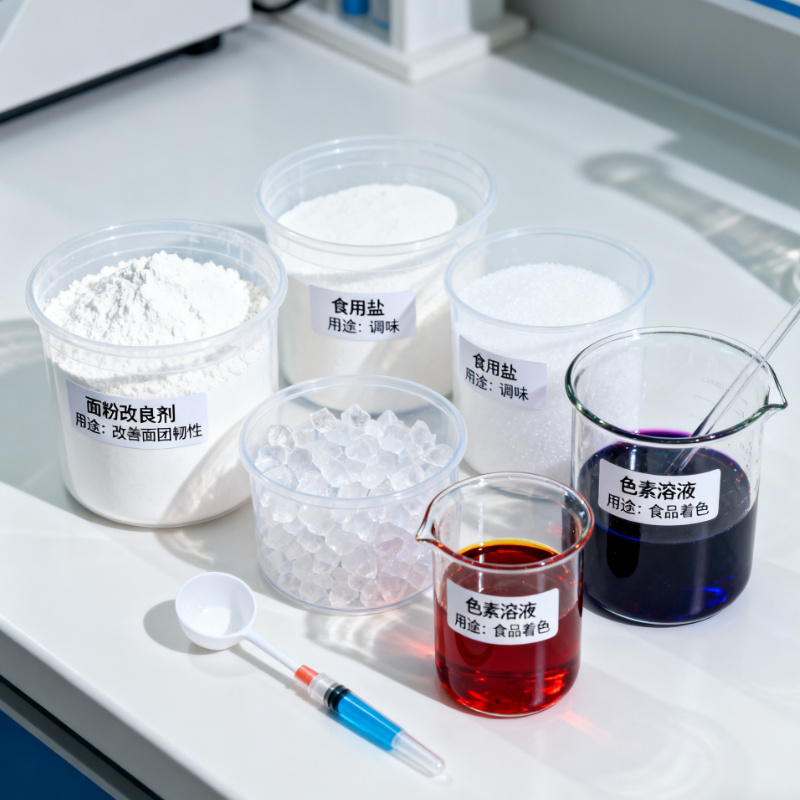 食品级食品添加剂（如柠檬酸、山梨酸钾）​